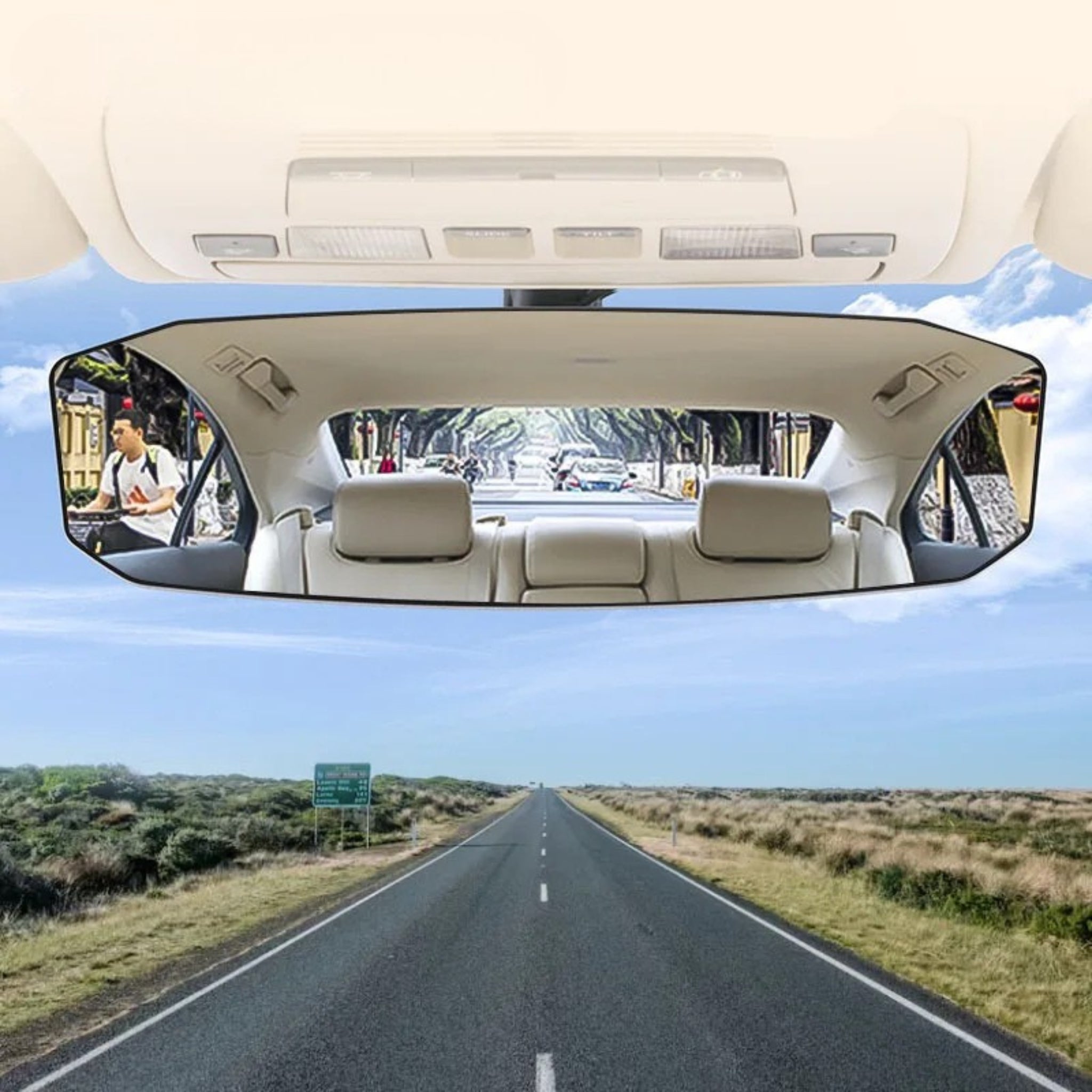 Rétroviseur Intérieur Bébé Voiture | Grand Angle Anti-Éblouissement | Tidykidshop™