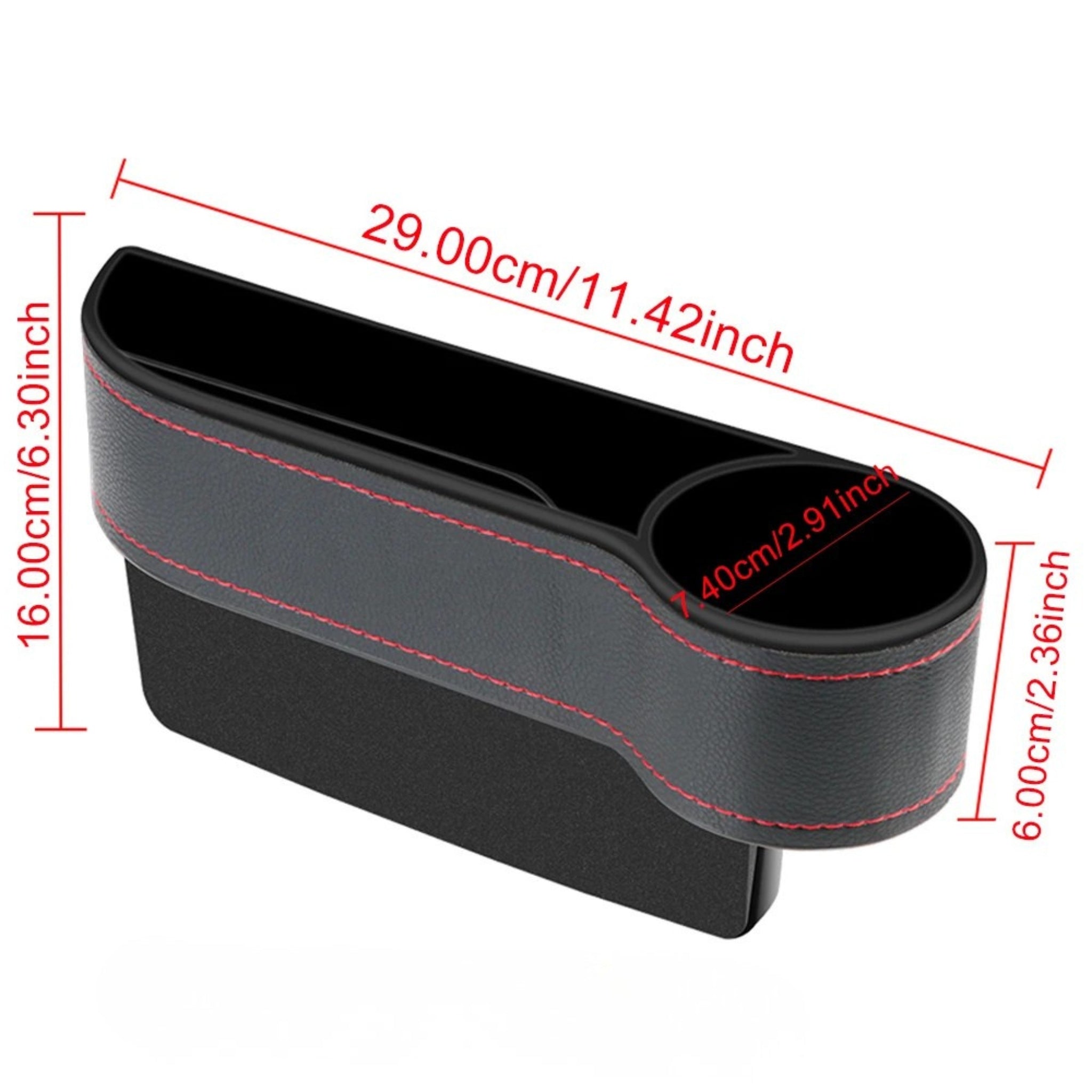 Organisateur Siège Voiture | Rangement en Cuir PU avec Porte-Bouteille | Tidykidshop™