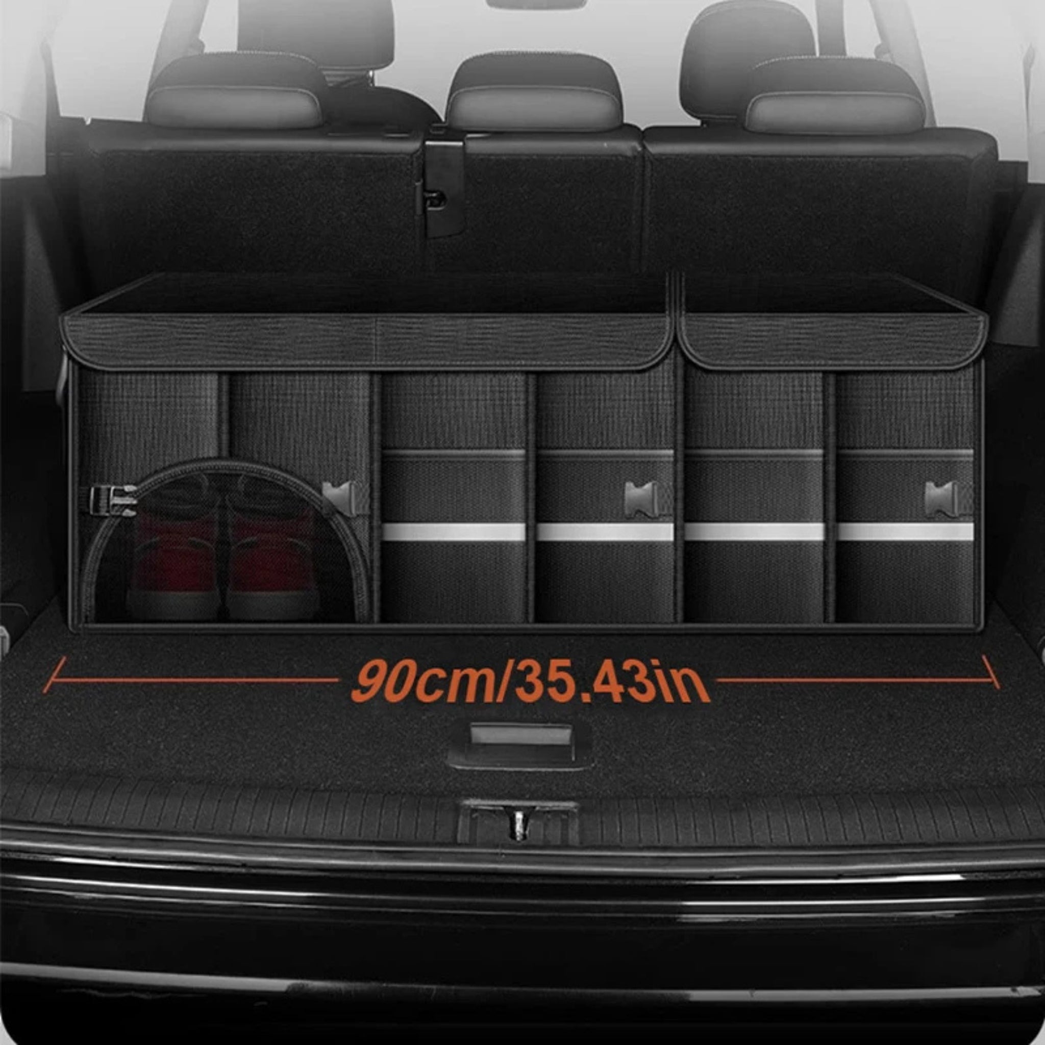 Coffre de Rangement Voiture | Organisateur Pliable 110L Étanche | Tidykidshop™