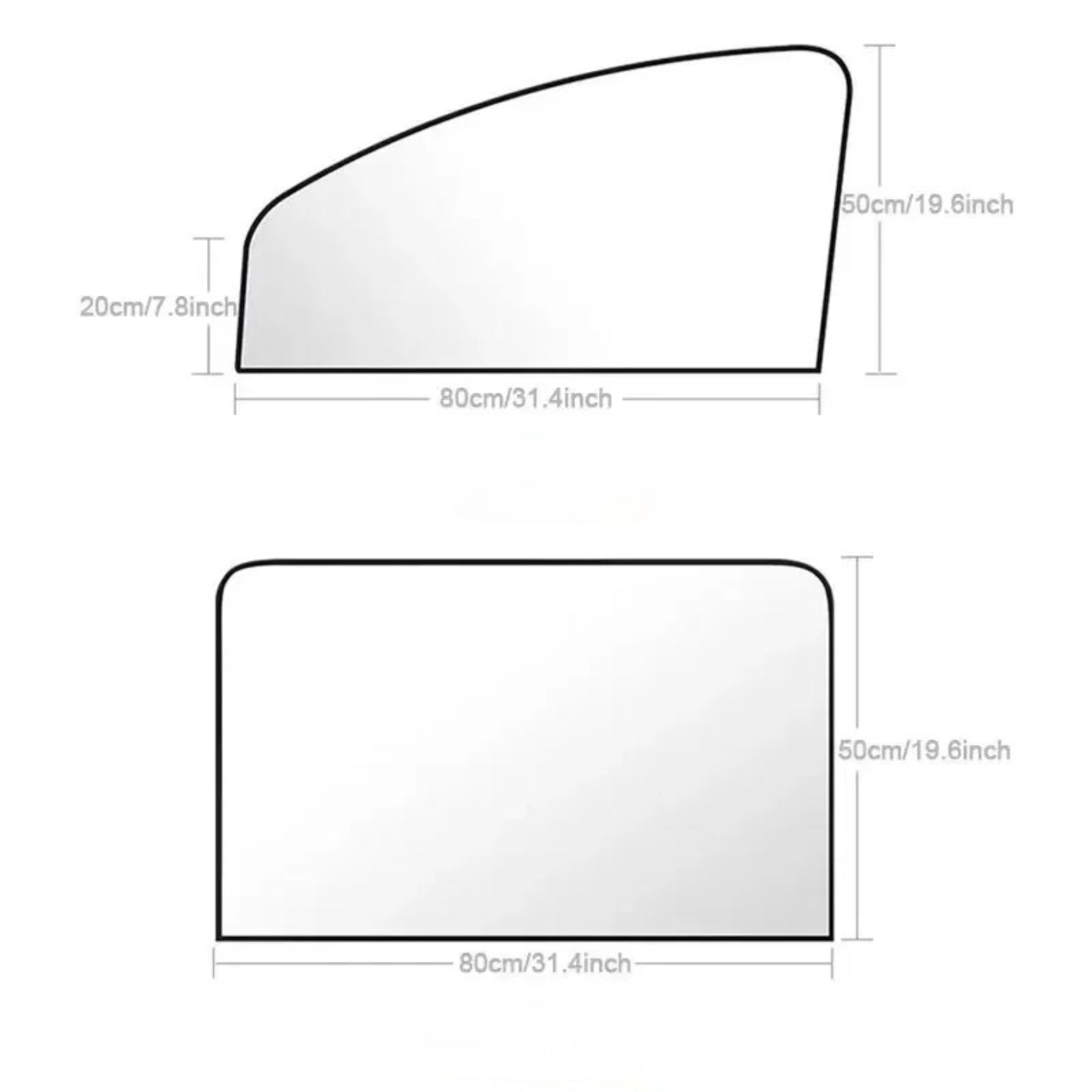 Pare-soleil Magnétique Voiture | Lot de 2 Rideaux Anti-UV & Anti-Éblouissement | TidyKidshop™
