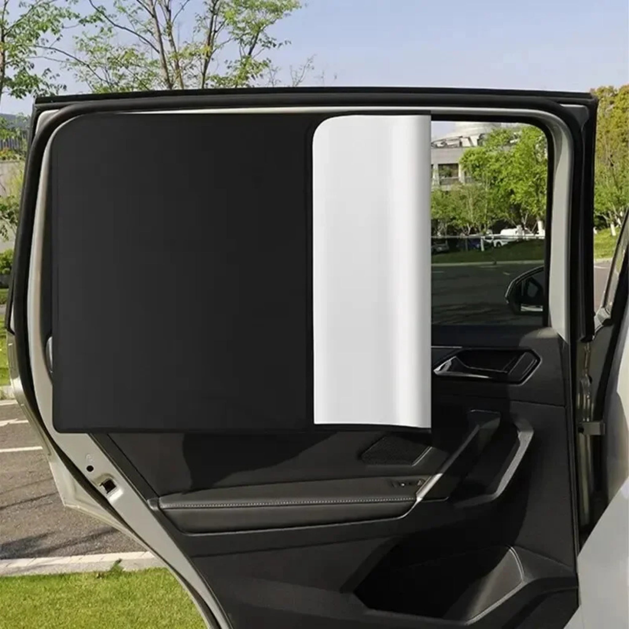 Pare-soleil Magnétique Voiture | Lot de 2 Rideaux Anti-UV & Anti-Éblouissement | TidyKidshop™