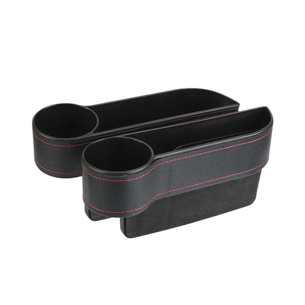 Organisateur Siège Voiture | Rangement en Cuir PU avec Porte-Bouteille | Tidykidshop™