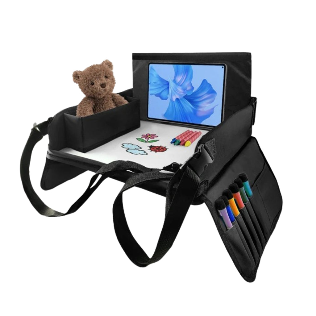 Plateau de Voyage Enfant Voiture | Table de Rangement & Jeux | Tidykidshop™