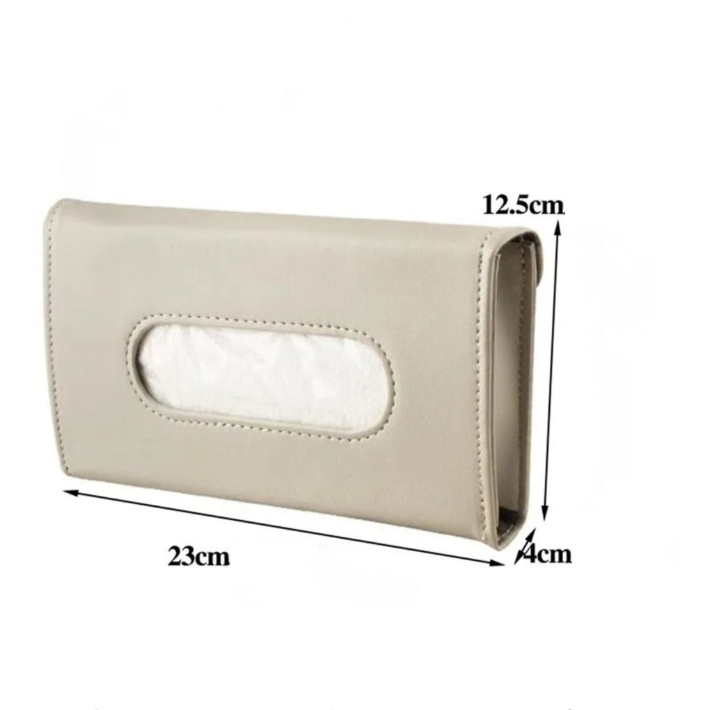Boîte à mouchoirs voiture | Cuir souple pare-soleil & appuie-tête | TidyKidshop™