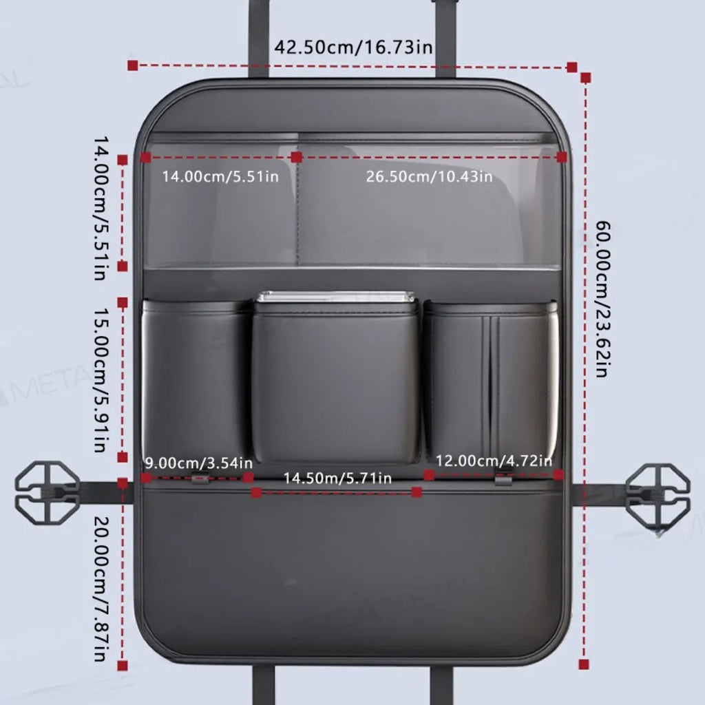 Organisateur Voiture Enfant | Siège Arrière Multi-poches | Tidykidshop™