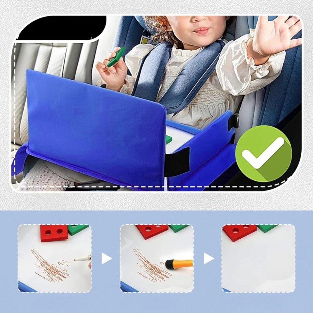 Plateau de Voyage Enfant Voiture | Table de Rangement & Jeux | Tidykidshop™