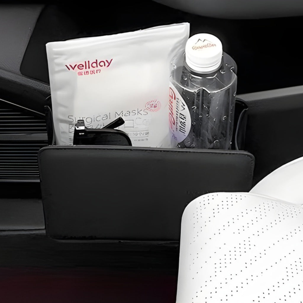 Poubelle de Voiture Pliable | Sac de Rangement Suspendu pour Porte & Siège | TidyKidshop™