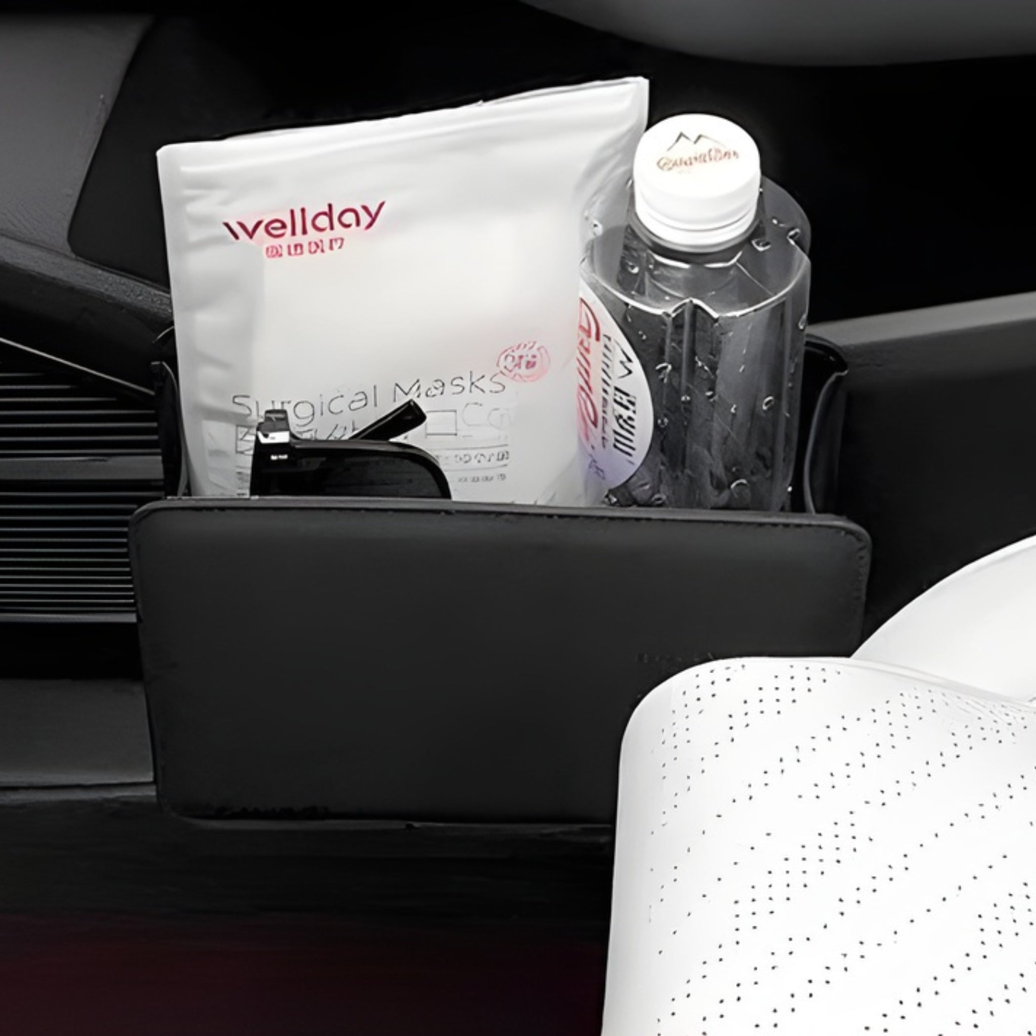 Poubelle de Voiture Pliable | Sac de Rangement Suspendu pour Porte & Siège | TidyKidshop™