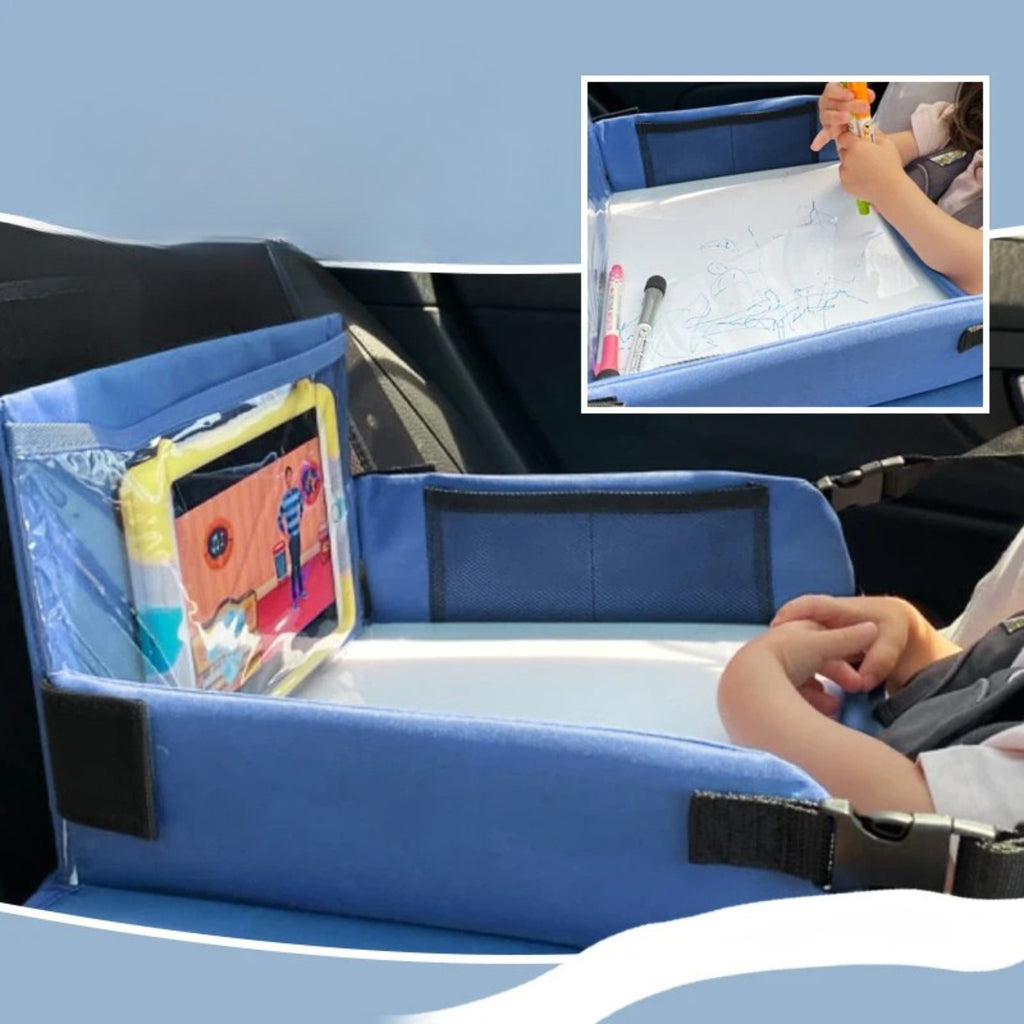 Plateau de Voyage Enfant Voiture | Table de Rangement & Jeux | Tidykidshop™