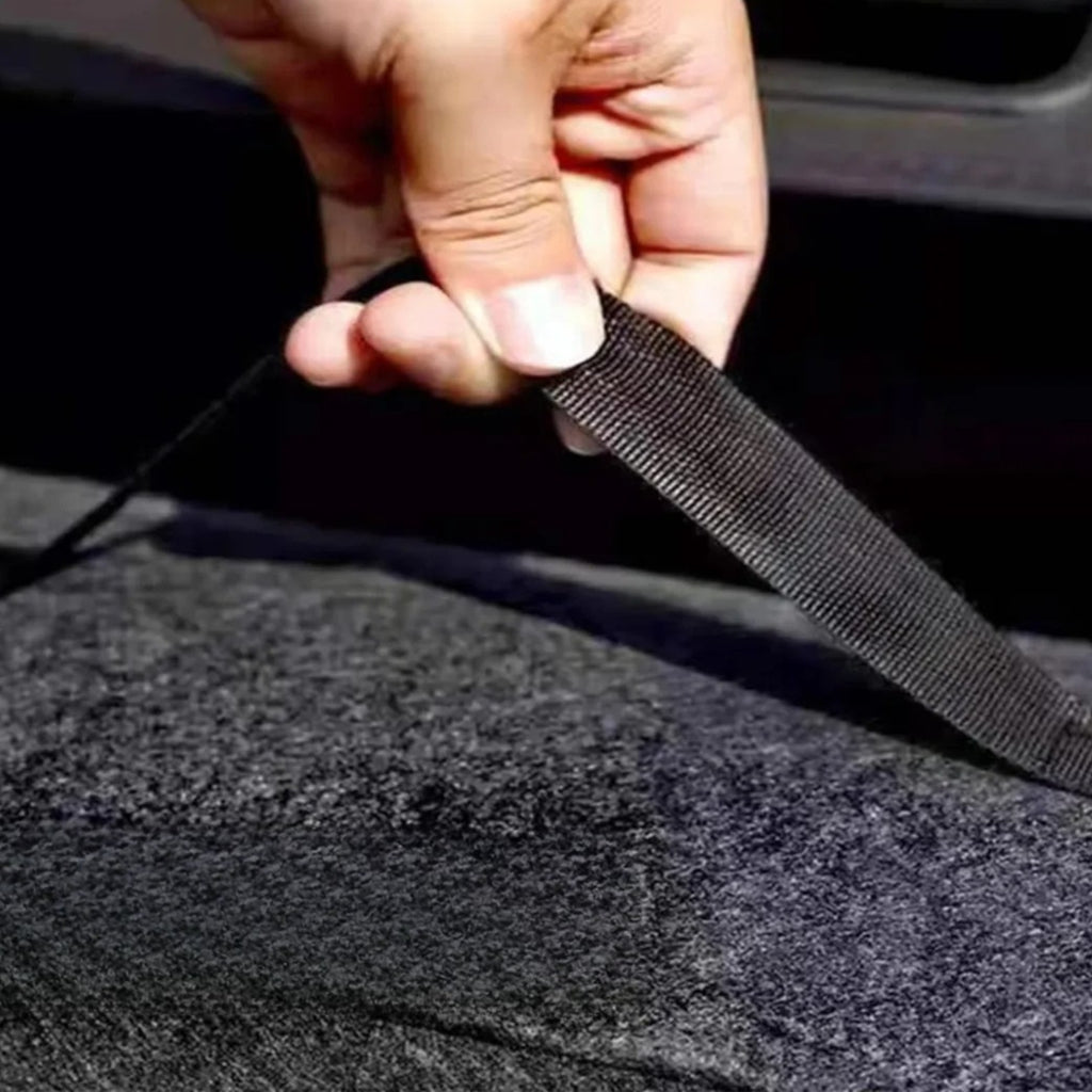 Boîte de Rangement Voiture | Organisateur en Feutre Gris Pliable | Tidykidshop™