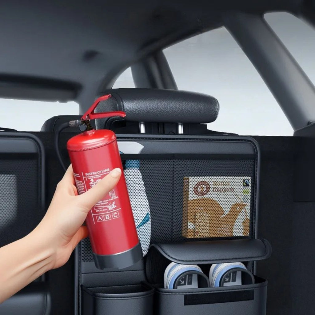 Organisateur Voiture | Sac de Rangement Cuir Pliable Siège Arrière | Tidykidshop™