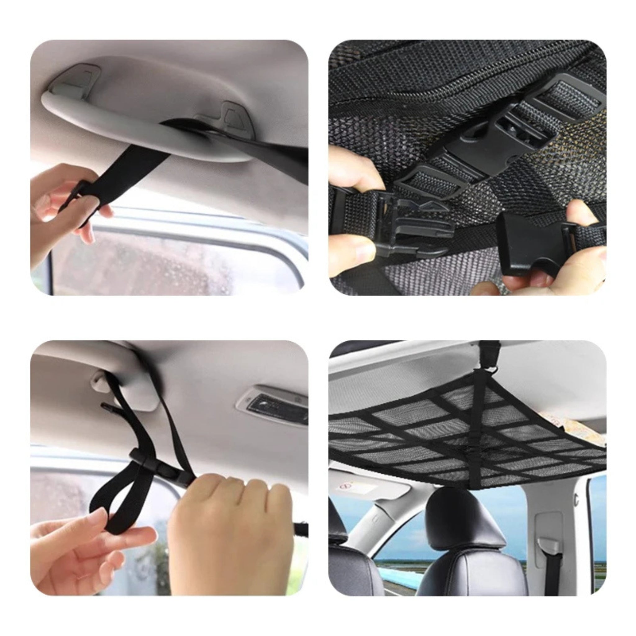 Filet de Plafond Voiture | Rangement Suspendu Grande Capacité | Tidykidshop™