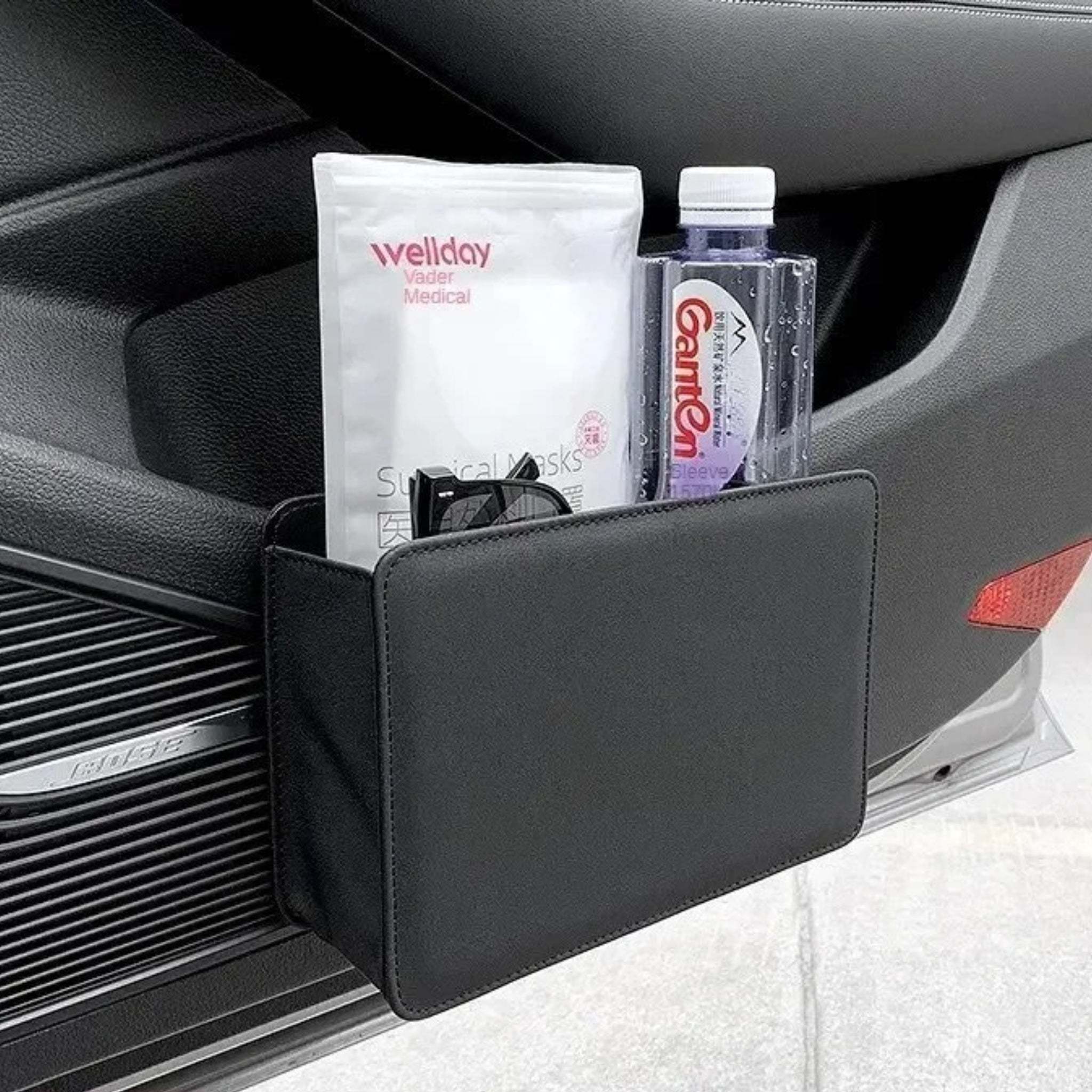 Poubelle de Voiture Pliable | Sac de Rangement Suspendu pour Porte & Siège | TidyKidshop™